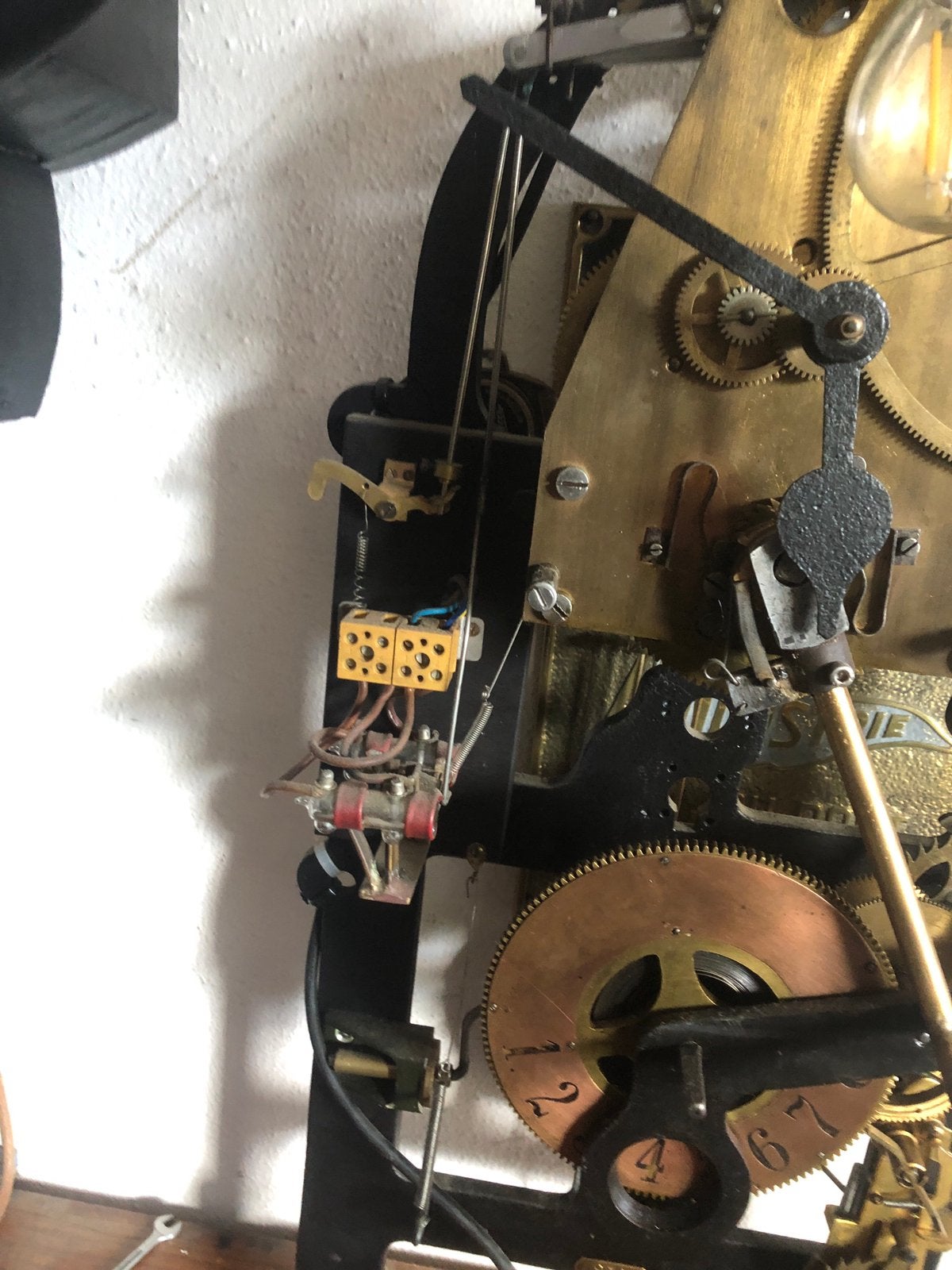 te koop Steampunk mech.tijdklok, Ophalen, Gebruikt