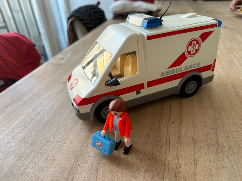 Playmobil ambulance auto, Ophalen of Verzenden, Gebruikt, Los playmobil