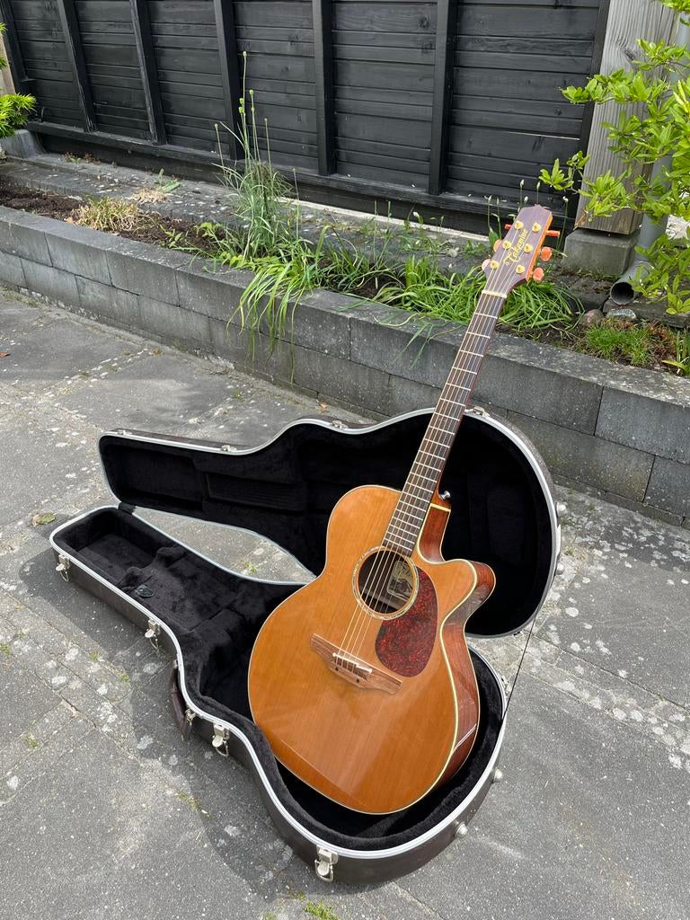 Takamine EAN45C Gitaar made in Japan met Koffer, Muziek en Instrumenten, Ophalen of Verzenden, Gebruikt, Western- of Steelstringgitaar