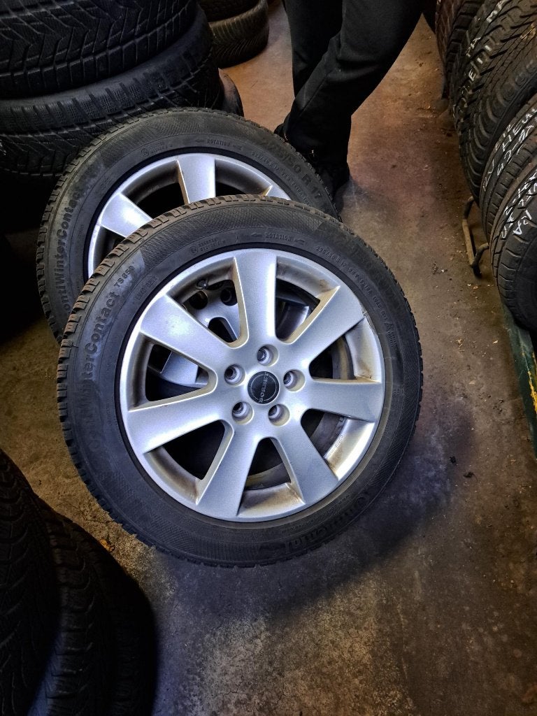 Winterbanden lichtmetaal 17 inch, Ophalen, Gebruikt, Banden en Velgen, 17 inch