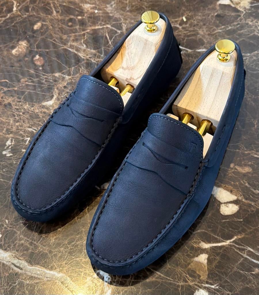 Tod's Gommino Loafers Driving Shoes Blauw Leer maat 43, Kleding | Heren, Schoenen, Blauw, Ophalen of Verzenden, Espadrilles of Moccasins