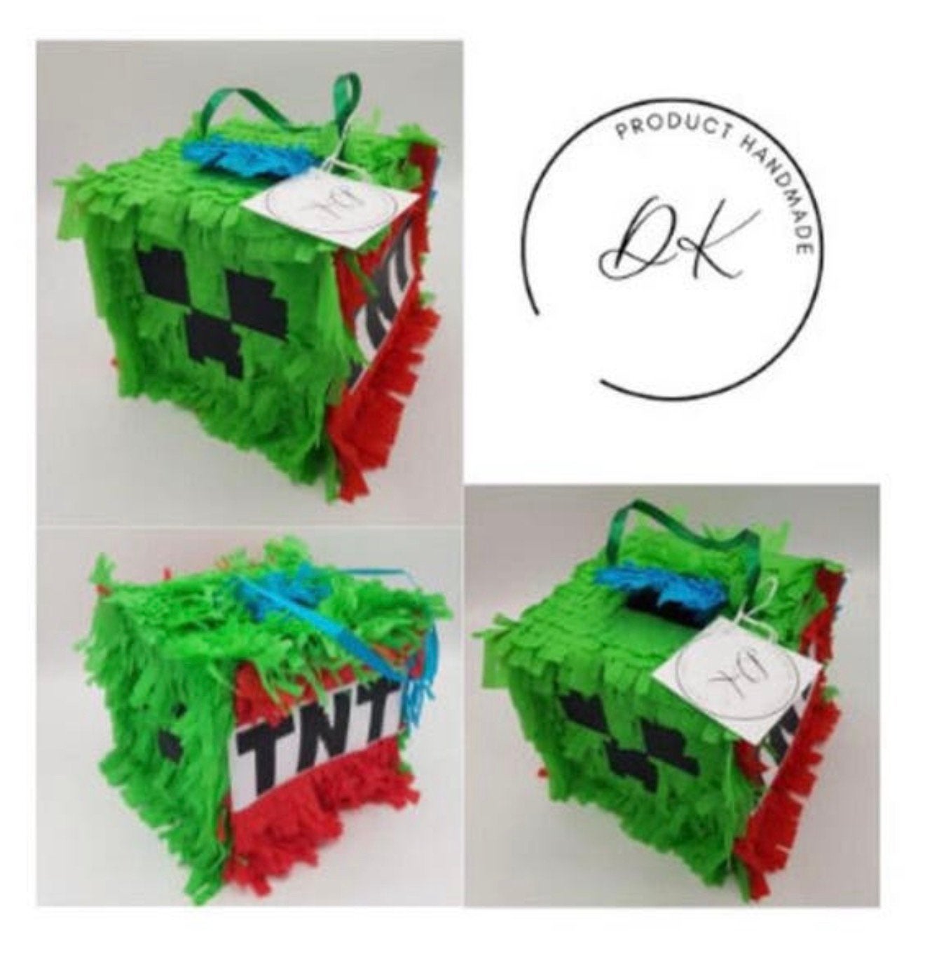 Minecraft Creeper TNT Piñata 16cm cado gift box game gaming, Diversen, Cadeaupapier, Nieuw, Ophalen of Verzenden, H, H
