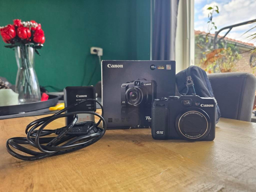 Canon PowerShot G15 Compact Camera, 12 Megapixel, Canon, Compact, Ophalen of Verzenden