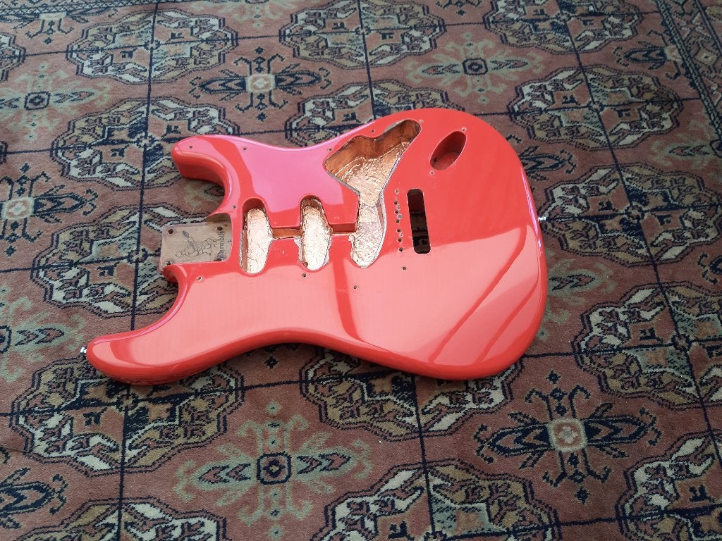 Warmoth fiesta red strat bodie, Muziek en Instrumenten, Instrumenten | Onderdelen, Ophalen of Verzenden, Zo goed als nieuw, Elektrische gitaar