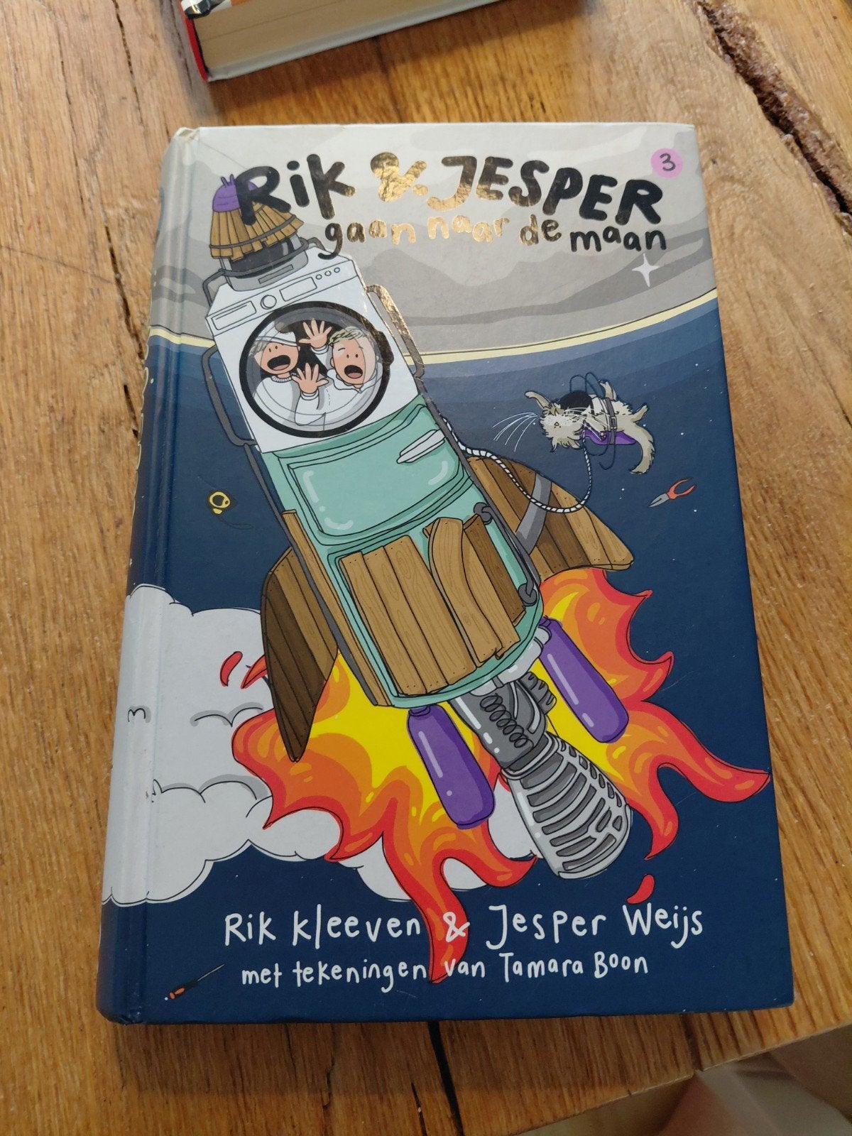 Rik & Jesper gaan naar de maan - Avontuurlijk graphic novel, Ophalen of Verzenden