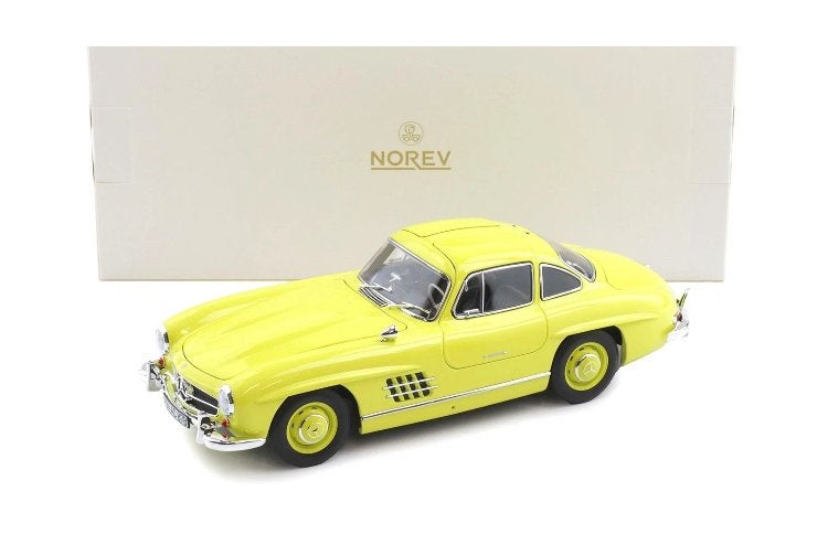 Norev 1:18 Mercedes 300 SL Gullwing Fantasy Yellow, Ophalen of Verzenden, Nieuw, Auto, Norev