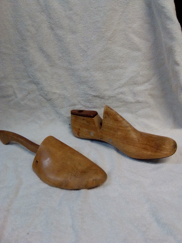2 brocante schoenen leesten, Ophalen of Verzenden