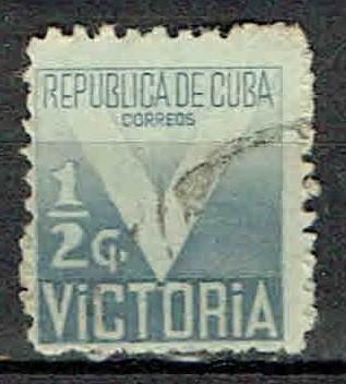 Cuba 1942 VICTORIA Belastingzegel, Postzegels en Munten, Verzenden, Gestempeld, Overige thema's