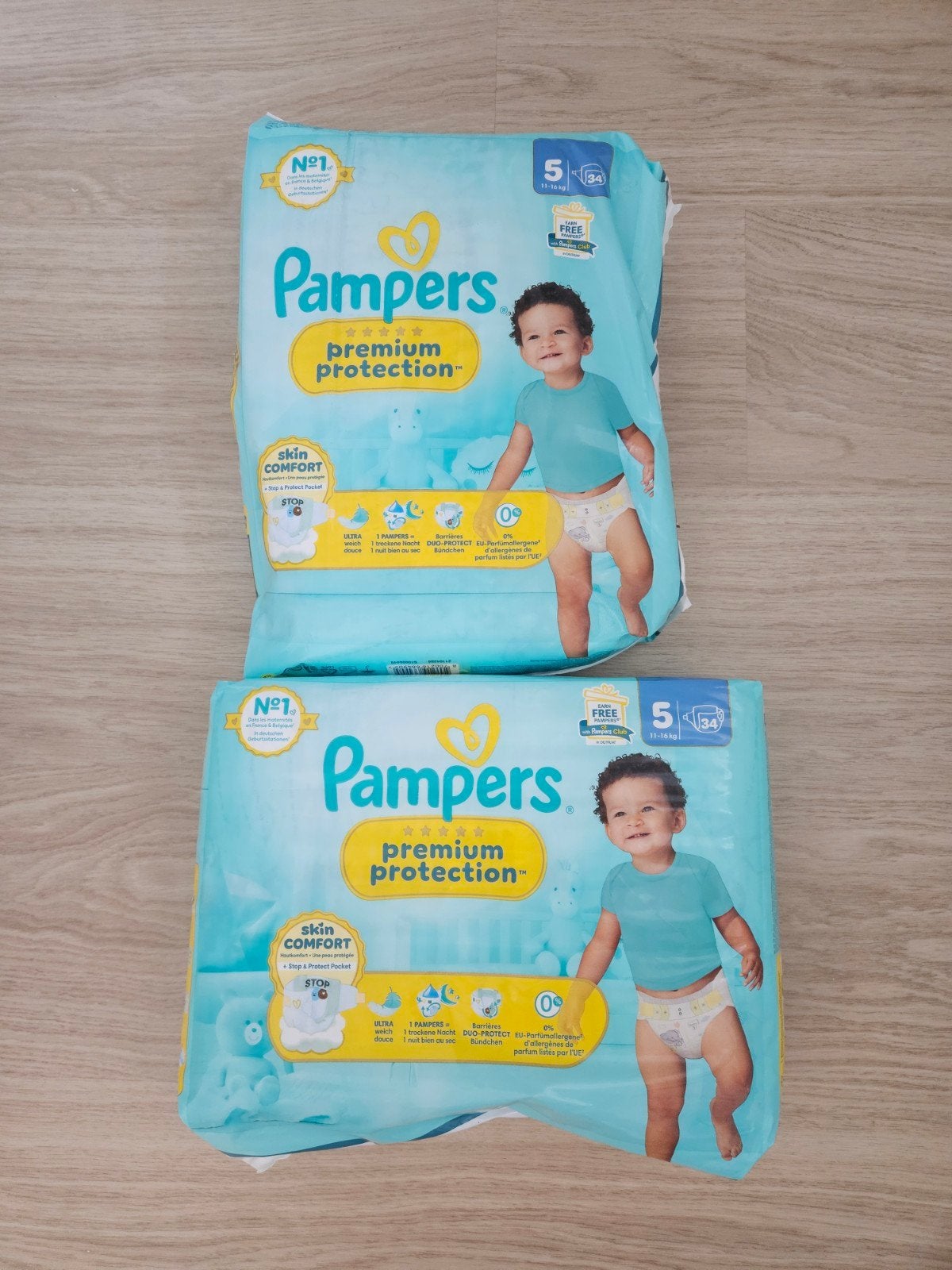 NIEUW! 2 pakken pampers maat 5, Ophalen, Nieuw, Pampers, Jongetje of Meisje
