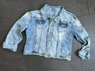 Norfy Jeans spijkerjas dames mt 48, Blauw, Overige jeansmaten, Zo goed als nieuw, Norfy Jeans