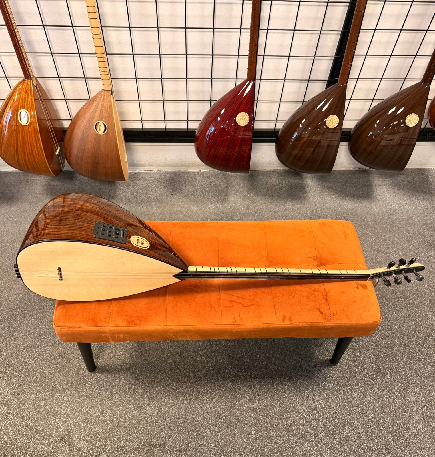 saz afrika cevizi uzun sap özel yapım tam profosyonel, 7007dc, Aura muziek, Nieuw, Ophalen of Verzenden