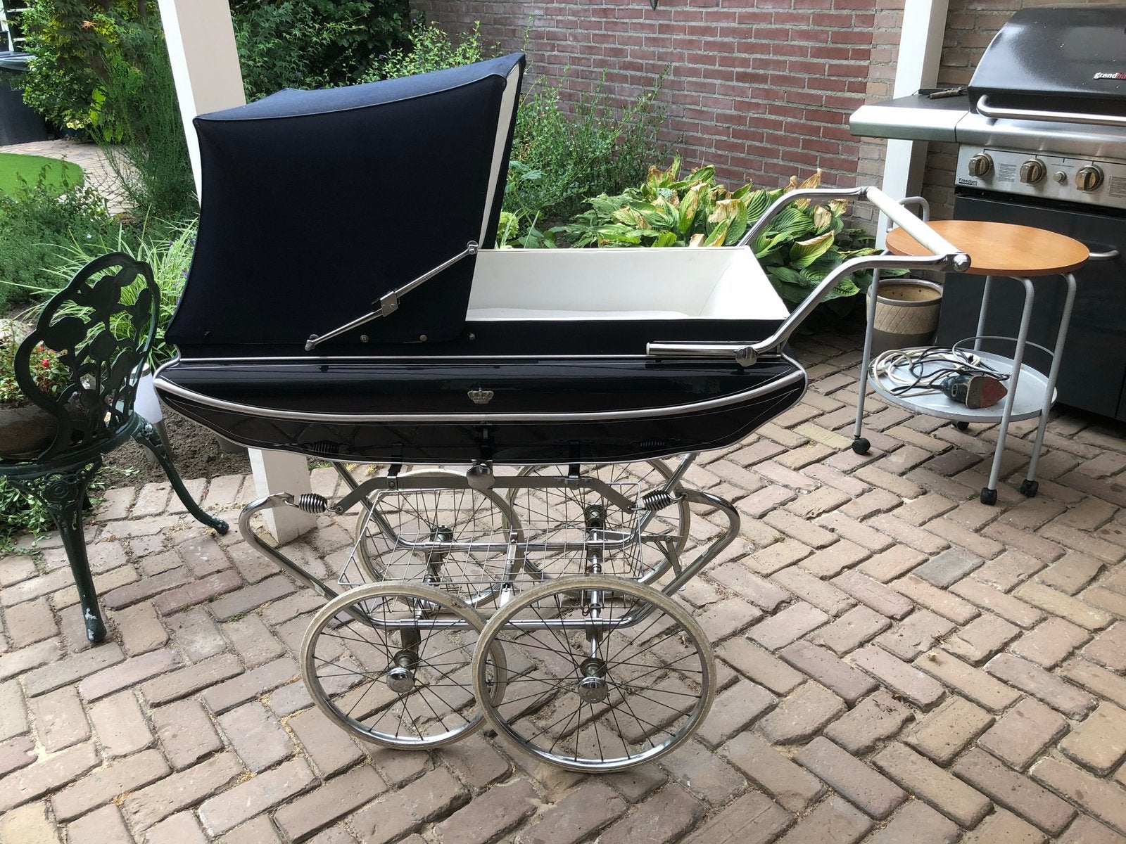 Vintage kinderwagen van Delft, Kinderen en Baby's, Kinderwagens en Combinaties, Ophalen, Gebruikt, Overige merken