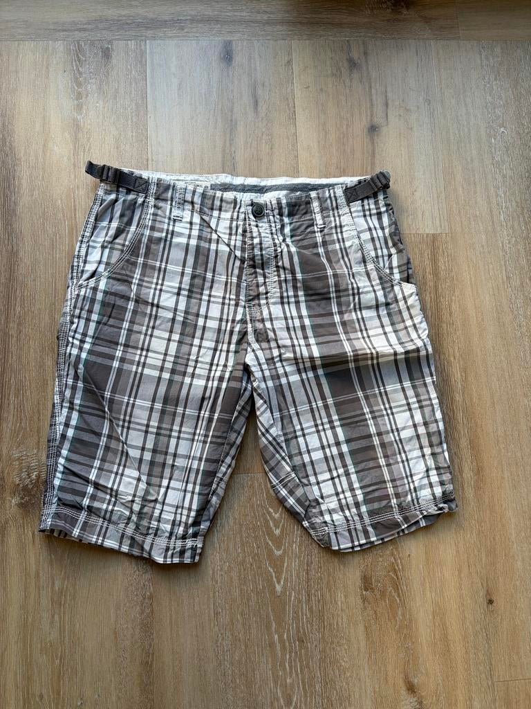 Clockhouse Geruite Korte Broek - Maat W32, Ophalen of Verzenden, Gedragen, Overige maten, Grijs