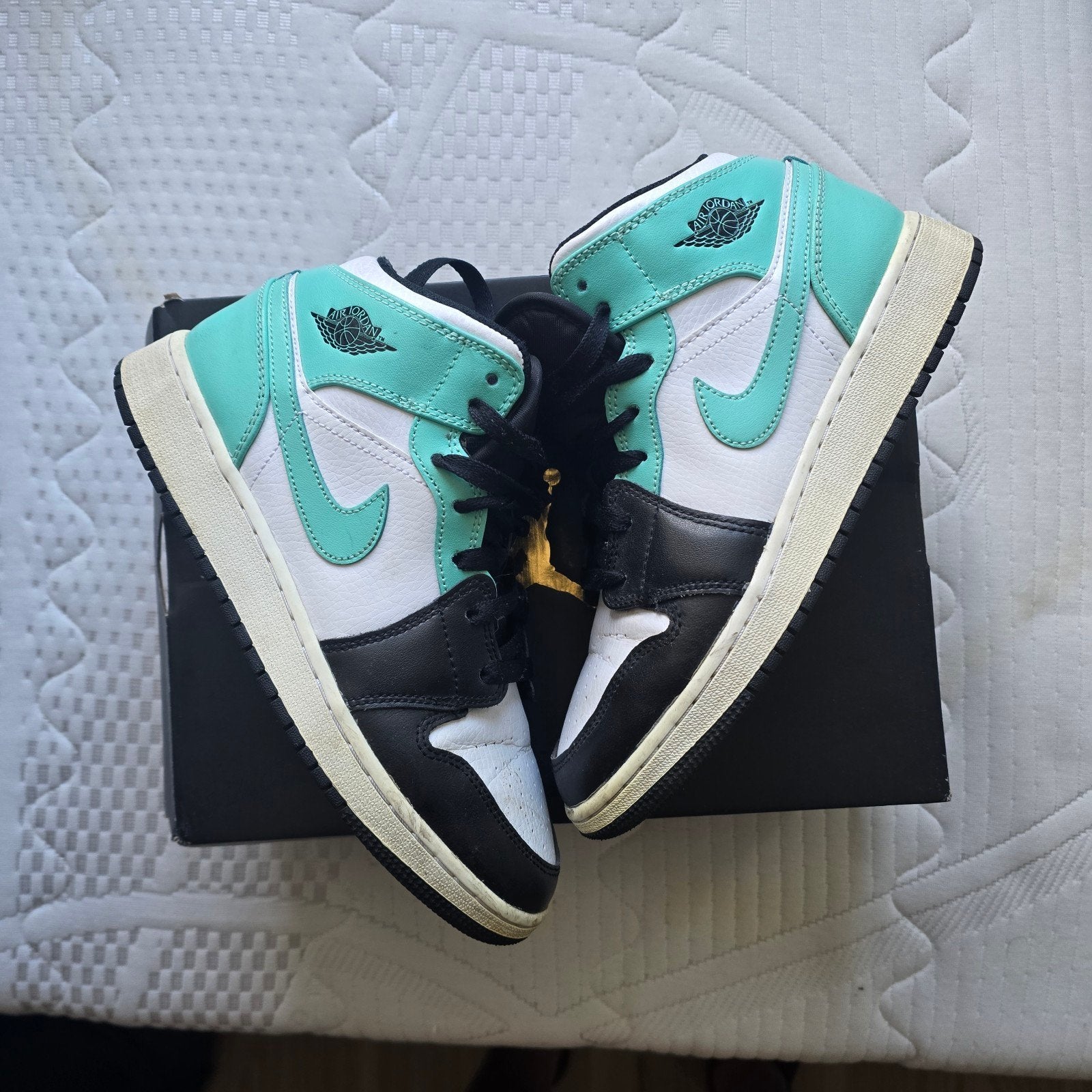 Nike Air Jordan 1 Mid Tropical Twist 38, Nike Air Jordan, Ophalen of Verzenden, Groen, Sneakers of Gympen