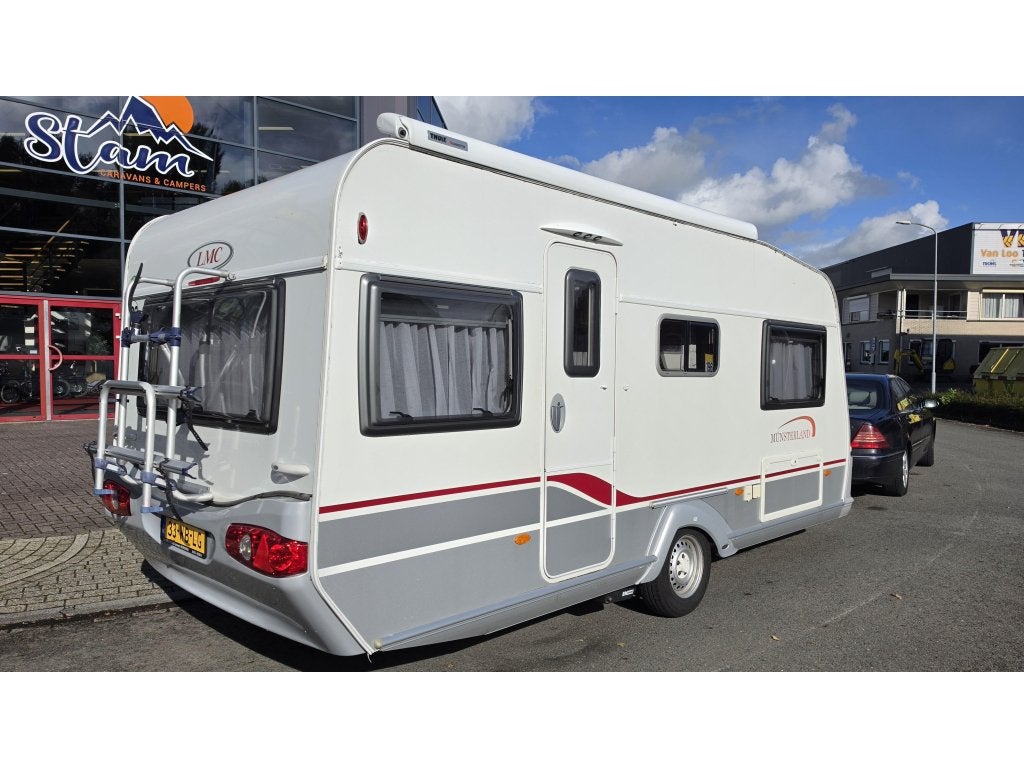 LMC Munsterland 490 enkele bedden mover luifel, Standaardzit, 4 tot 5 meter, LMC en Münsterland, Tot en met 4