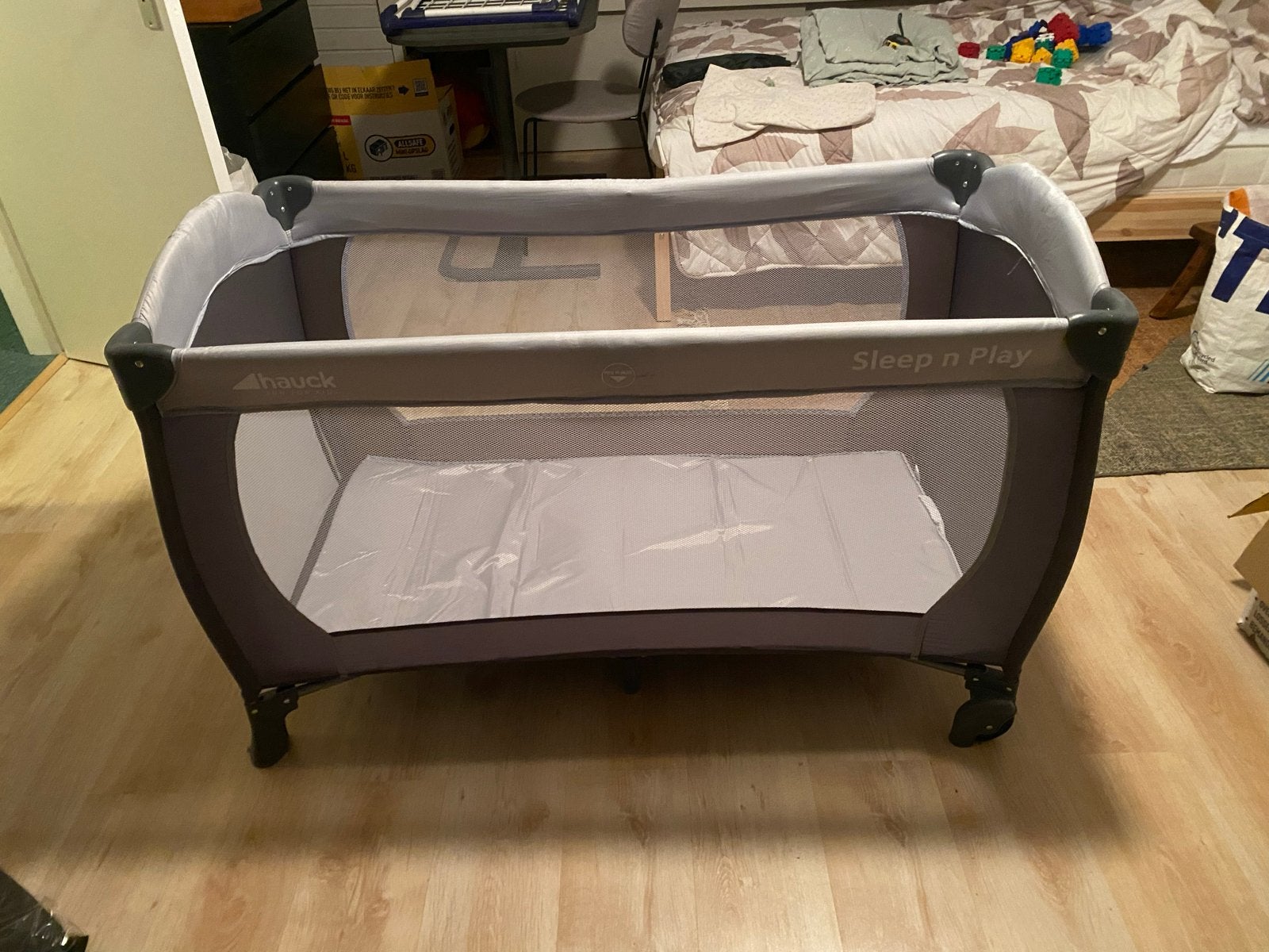 Hauck Sleep n Play campingbedje met zij-ingang, Ophalen, Gebruikt, 70 tot 85 cm, 140 tot 160 cm