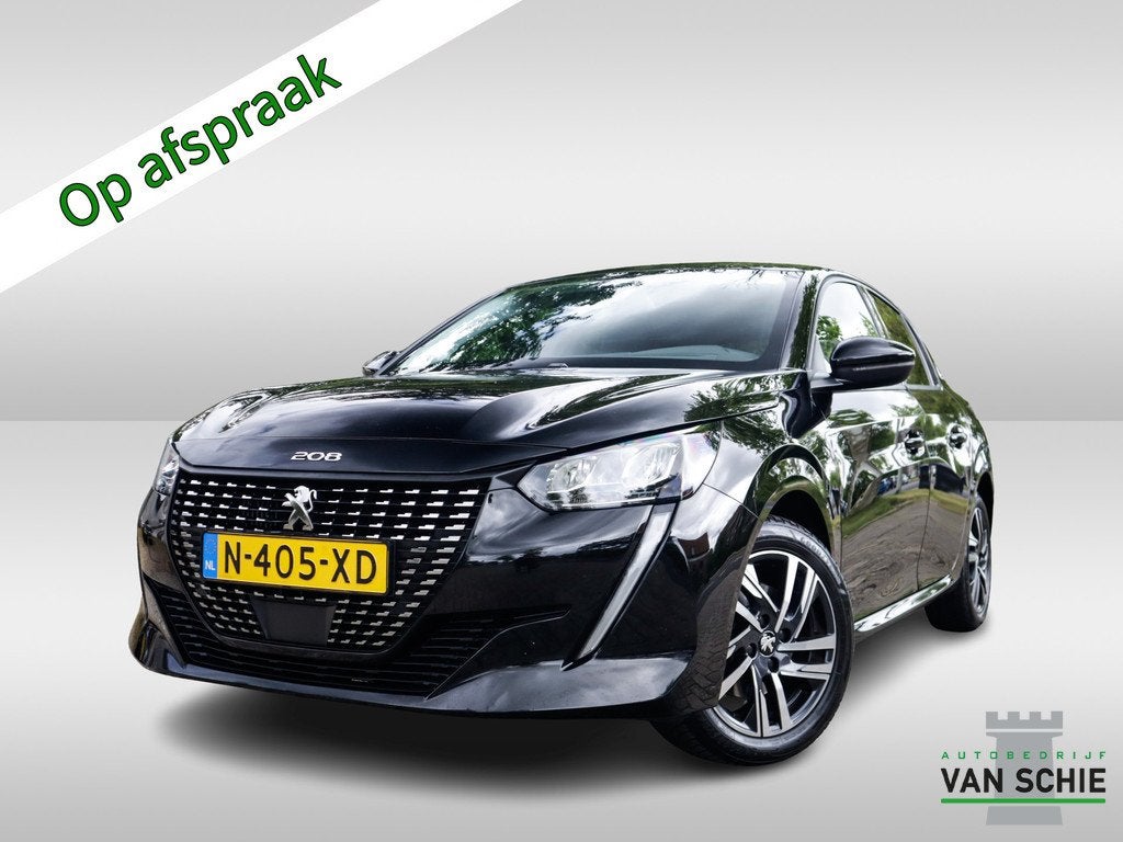 Peugeot 208 1.2 PureTech Allure Pack 1e-Eig. & Dealer-Onderh, 12 maanden, Gebruikt, 1199 cc, Leder en Stof