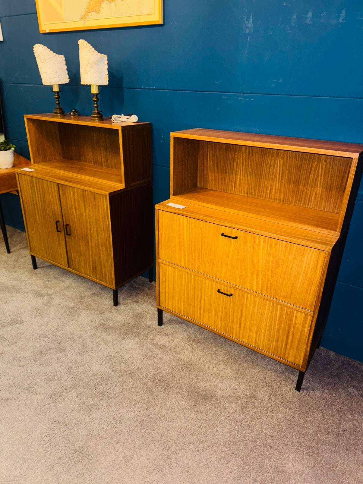 Vintage Simpla Lux kastje met twee deuren, Ophalen