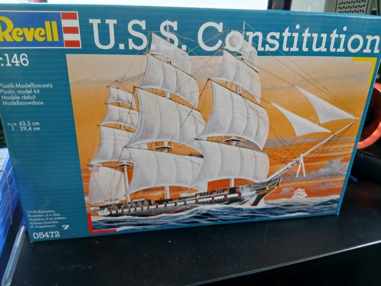 Revell U.S.S. Constitution Modelbouw Schaal 1:146 nieuw, Hobby en Vrije tijd, Modelbouw | Boten en Schepen, Ophalen of Verzenden