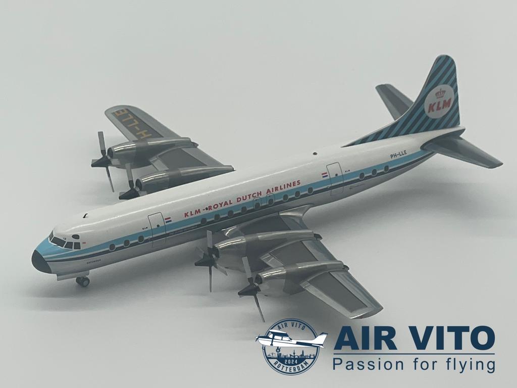 Gemini200 KLM Electra schaalmodel 1:200 diecast nieuw, Schaalmodel, -, -, Nieuw