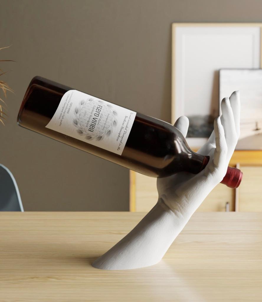 Surrealist arm wine display, Kunststof, Nieuw, Ophalen of Verzenden, Minder dan 5 flessen