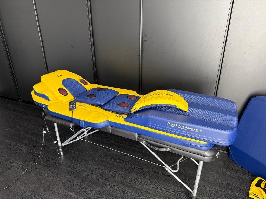 Andullatiematras + massage tafel, Sport en Fitness, Massageproducten, Ophalen, Zo goed als nieuw, Massagetafel
