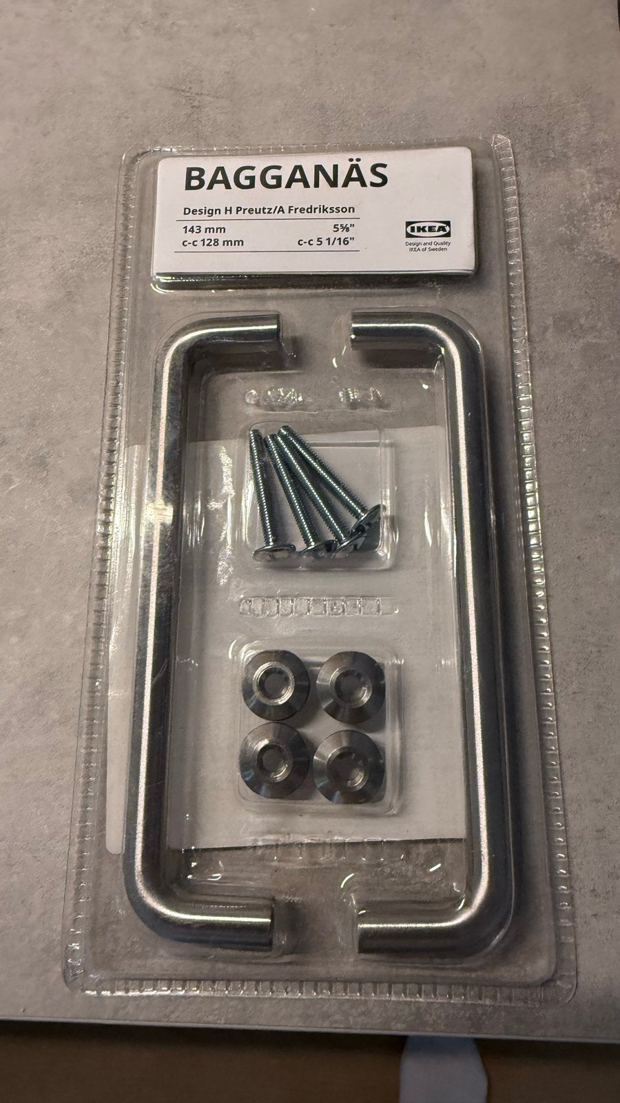 IKEA BAGGANÄS handgrepen 143mm (nieuw en los), Ophalen of Verzenden, Nieuw
