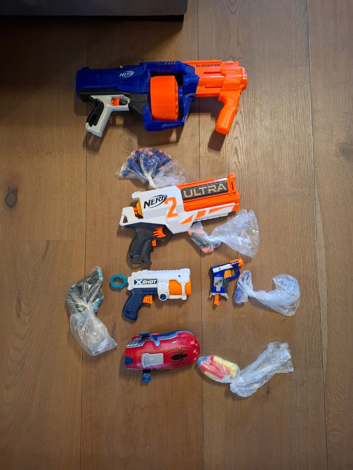 Nerf Blasters en X-Shot Speelgoedpistolen - Grote Collectie, Verzenden, Gebruikt