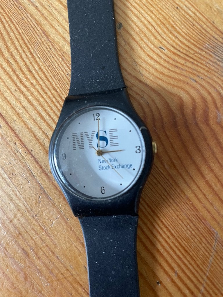 Horloge - NYSE - New York Stock Exchange, Overige merken, Gebruikt, Polshorloge, Kunststof
