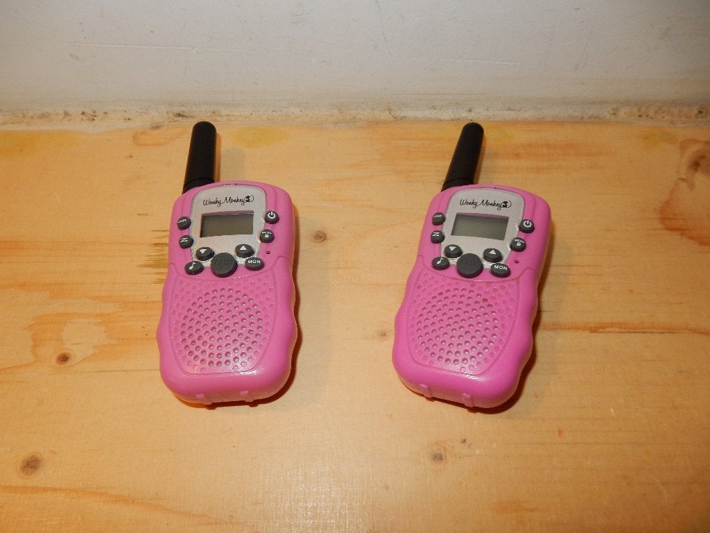 Wonky Monkey set van 2 roze walkie talkies, Ophalen of Verzenden, Zo goed als nieuw, Minder dan 2 km