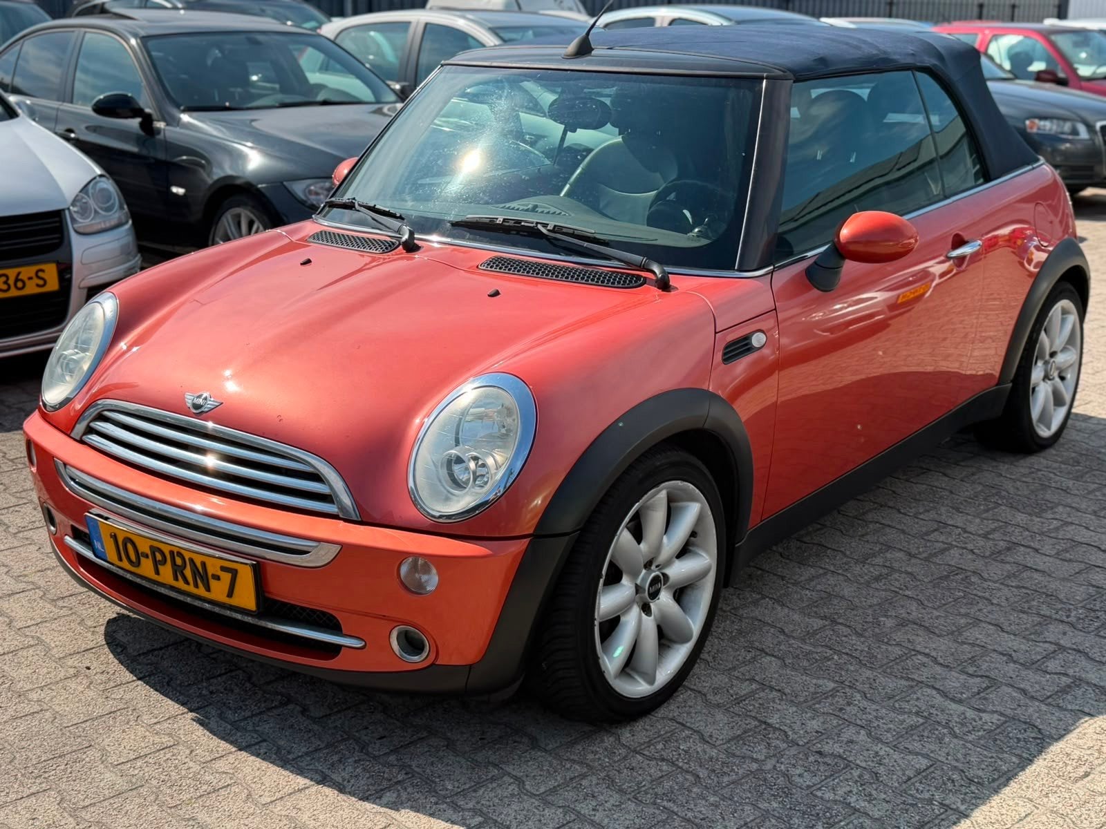 Mini Cabrio 1.6 Cooper Pepper Cabriolet Cabrio 2007 Airco, Auto's, Mini, Voorwielaandrijving, Gebruikt, Cabriolet, 4 stoelen