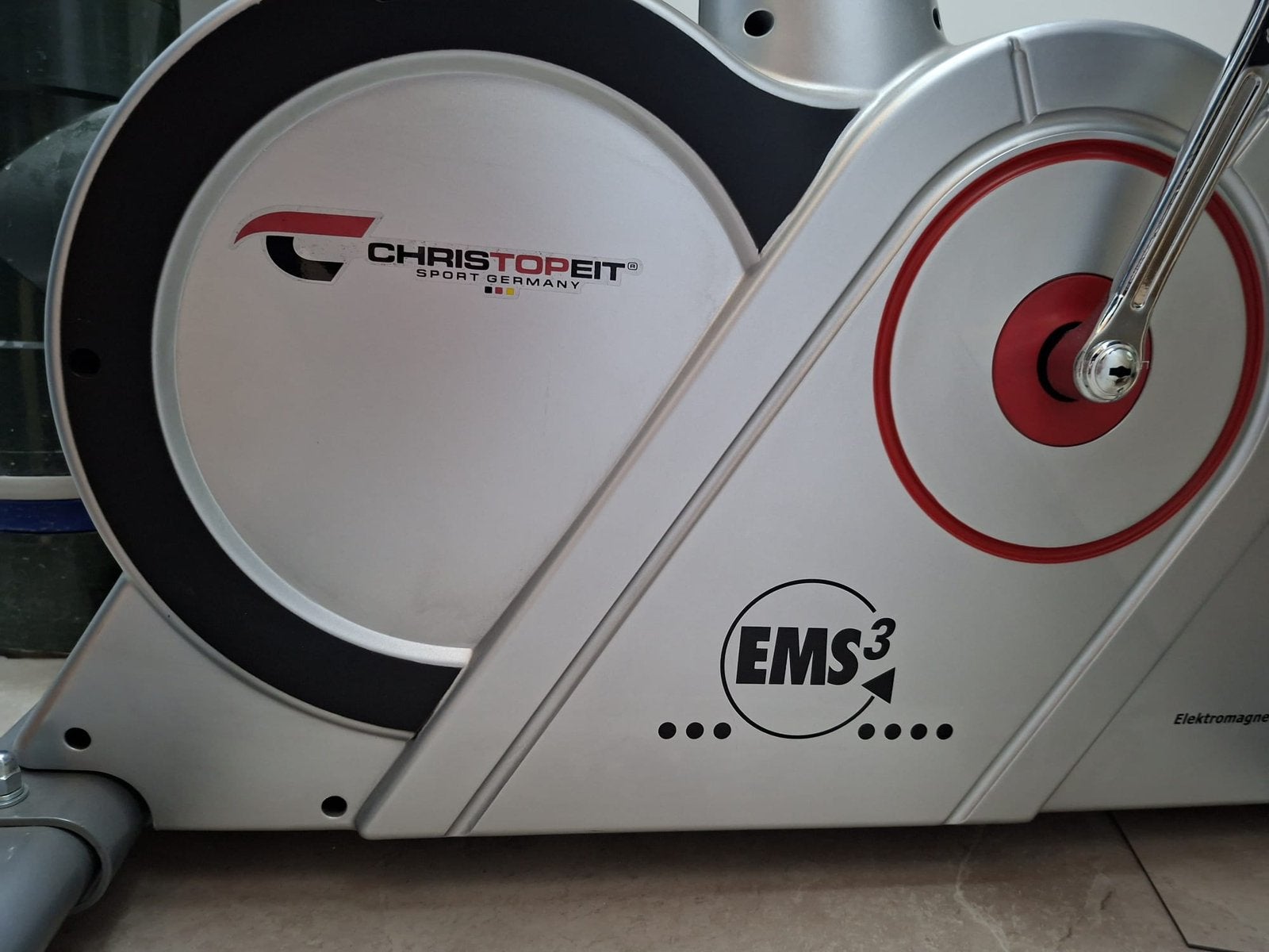 Christopeit EMS3 Hometrainer - Perfect voor thuis trainen, Ophalen, Gebruikt, Metaal, Benen