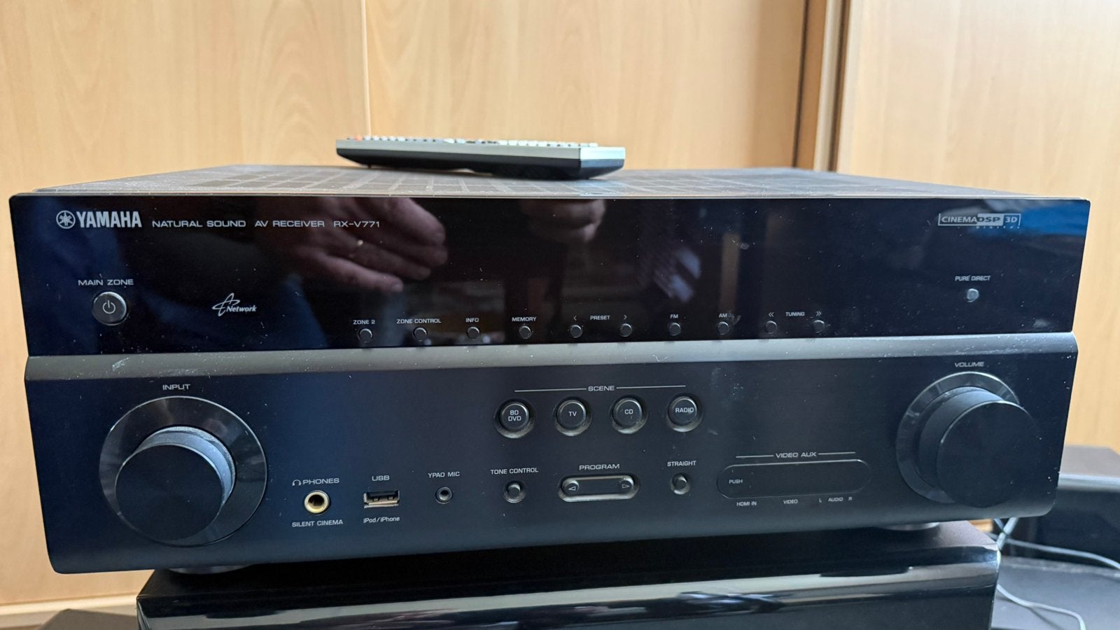Yamaha RX-V771 Home Cinema Set, Gebruikt, 70 watt of meer, 5.1-systeem, Overige spelers
