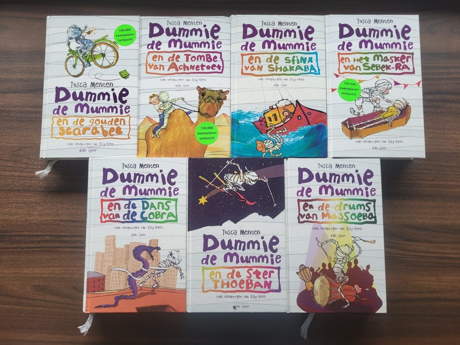 Dummie de Mummie boekenreeks - Tosca Menten, Boeken, Ophalen of Verzenden, Zo goed als nieuw, Tosca Menten, Fictie algemeen