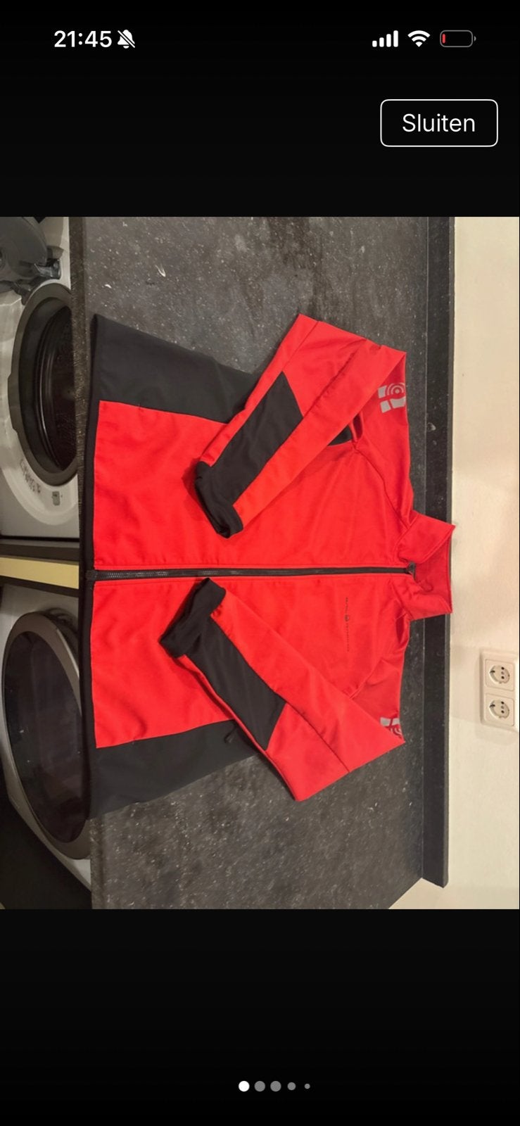 Sail Racing Spray Softshell Jas Heren XL Rood Zwart, Ophalen of Verzenden, Zo goed als nieuw, Maat 56/58 (XL), Rood