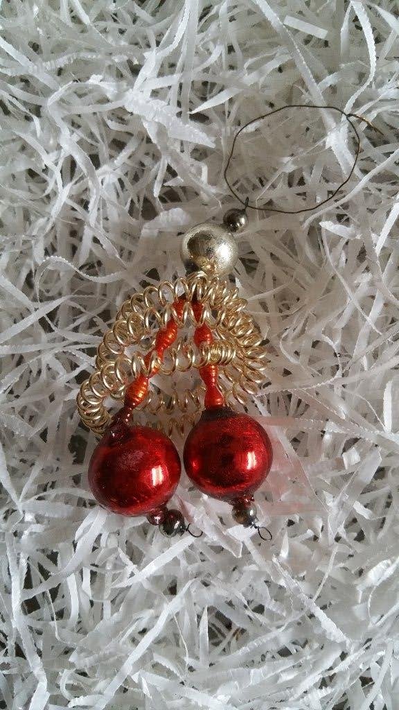 oudere kerstbal nr 132 model gablonzer, Diversen, Kerst, Ophalen of Verzenden, Gebruikt