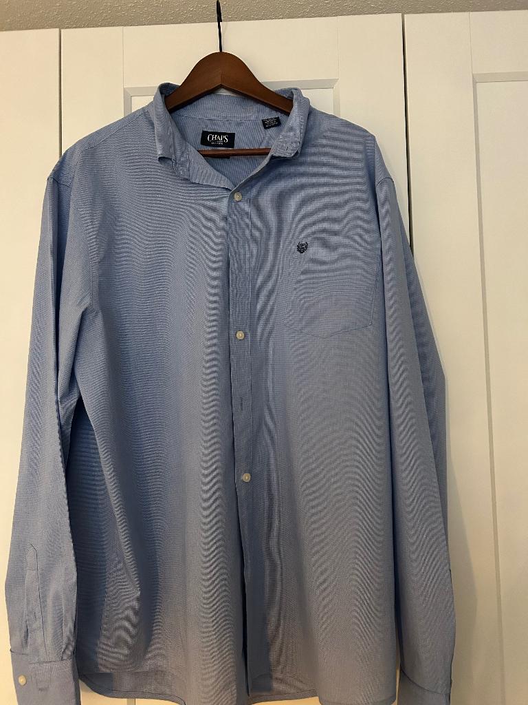 Chaps by Ralph Lauren overhemd lichtblauw XXL, Kleding | Heren, Overhemden, Blauw, Chaps, Ophalen of Verzenden, Zo goed als nieuw