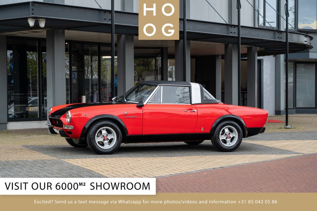 Fiat 124 Spider Abarth (bj 1974), Zwart, Overige kleuren, Cabriolet, Bedrijf