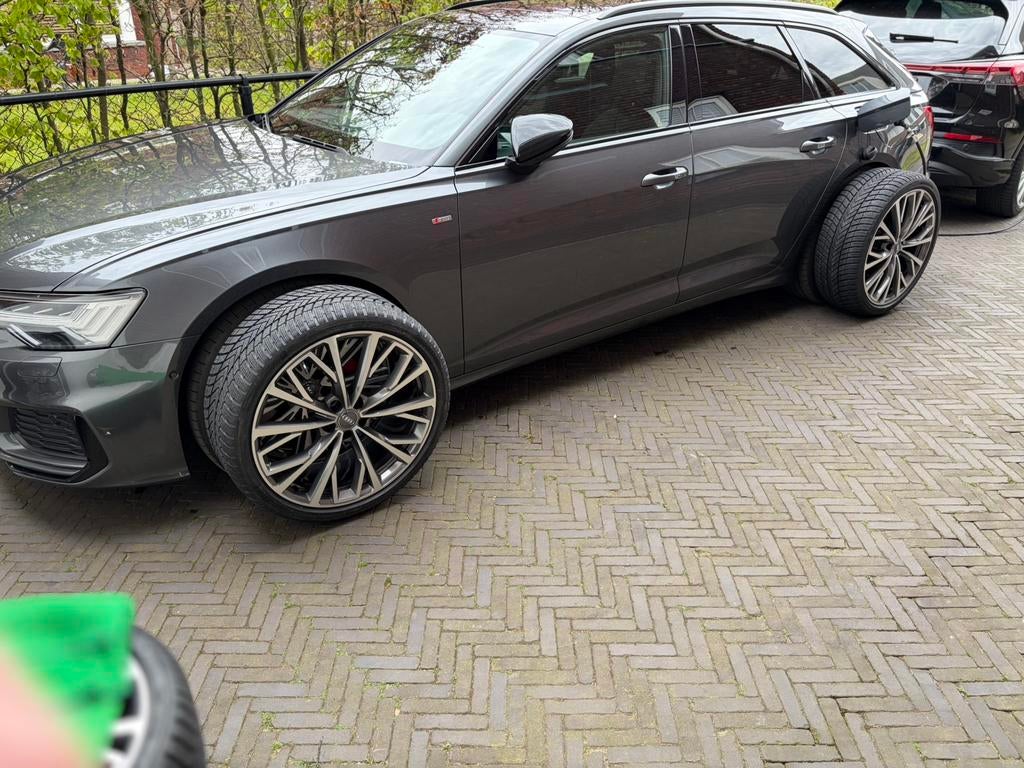 Origineel Audi A6 velgenset 21” refurbished Nw winterbanden, Ophalen, 255 mm, Banden en Velgen, Nieuw