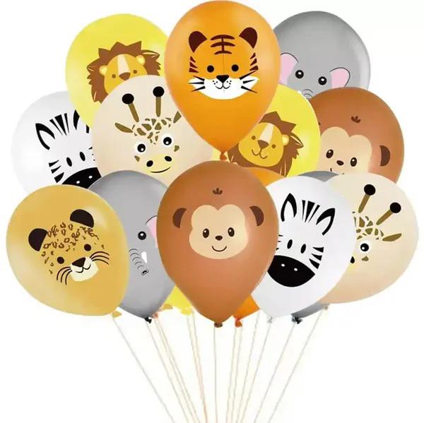 Ballonnen en slinger set Jungle Animals, Versiering, Verjaardag, Nieuw, Ophalen of Verzenden