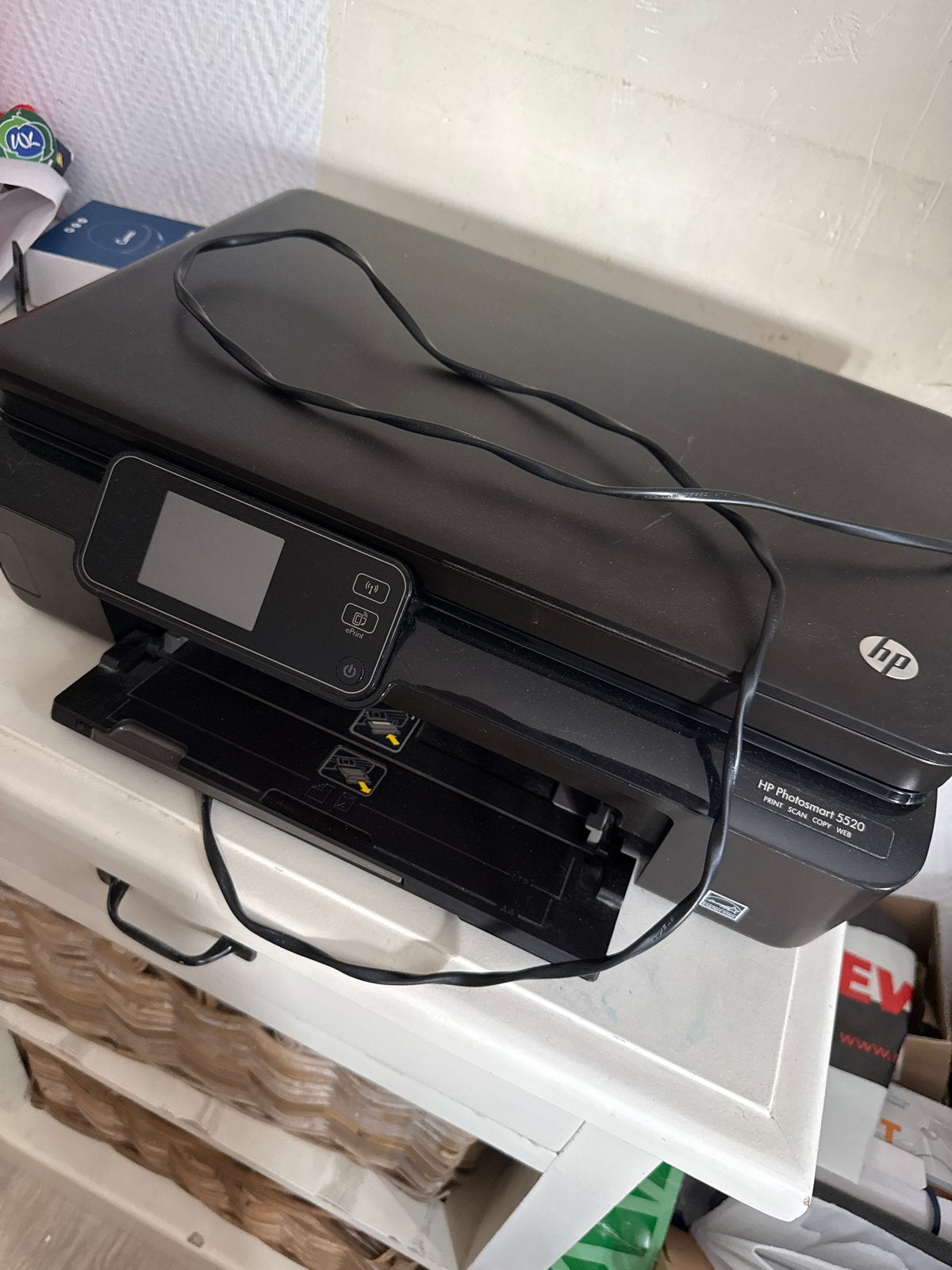 Gratis HP Photosmart 5520 printer - defect, Computers en Software, Printers, Ophalen, Kopieren, Inkjetprinter, All-in-one
