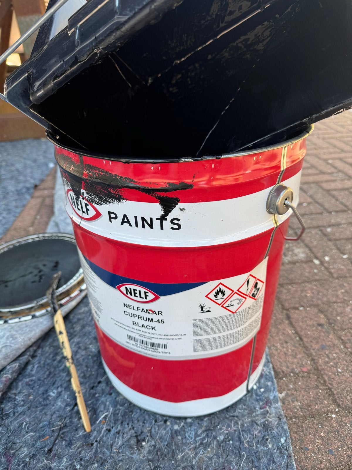 Antifouling gaat tot wel 60 maanden mee Nelf Cuprum-45, Watersport en Boten, Bootonderdelen, Ophalen of Verzenden, Zo goed als nieuw