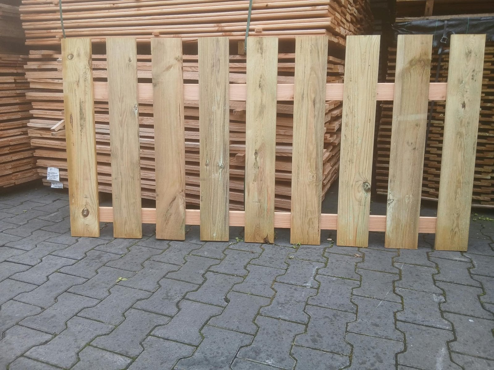 Vuren tuinhekjes, Tuin en Terras, Ophalen, Nieuw, Hout, Tuinhek