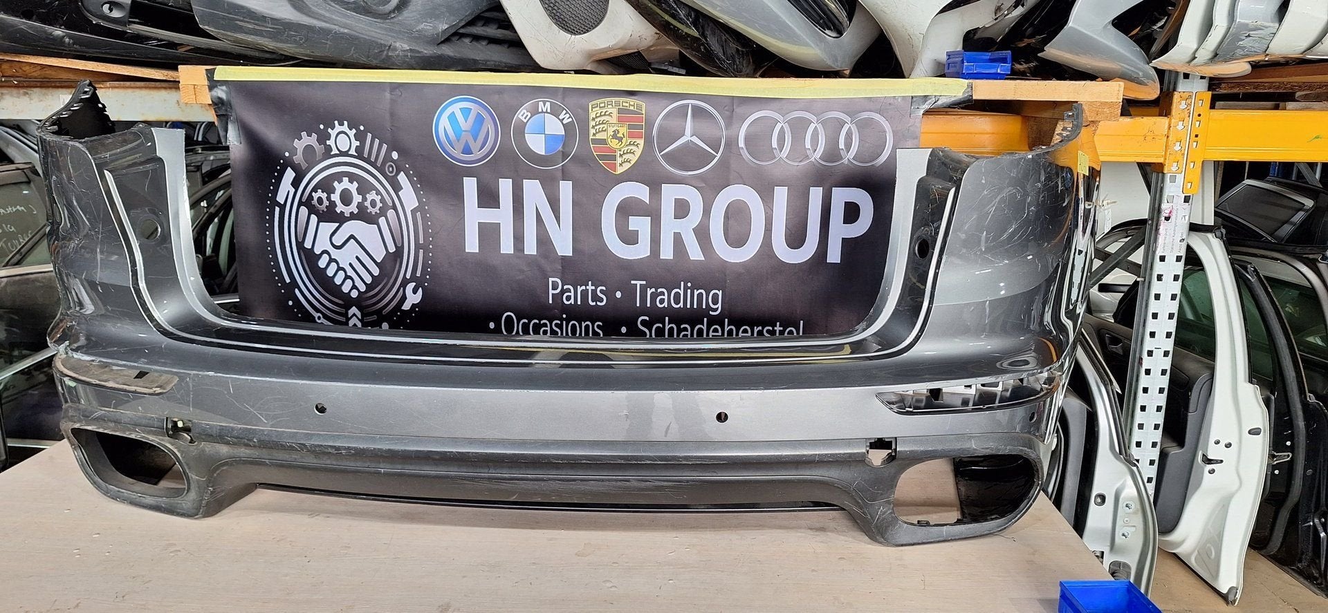 Porsche Cayenne 958 Facelift Achterbumper, Gebruikt, -, -, Ophalen of Verzenden