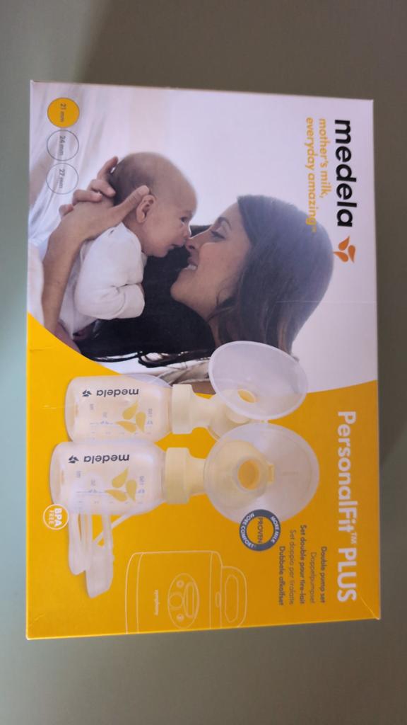 Medela Dubbele Borstkolf Set (zonder apparaat) 21mm, Ophalen of Verzenden, Nieuw