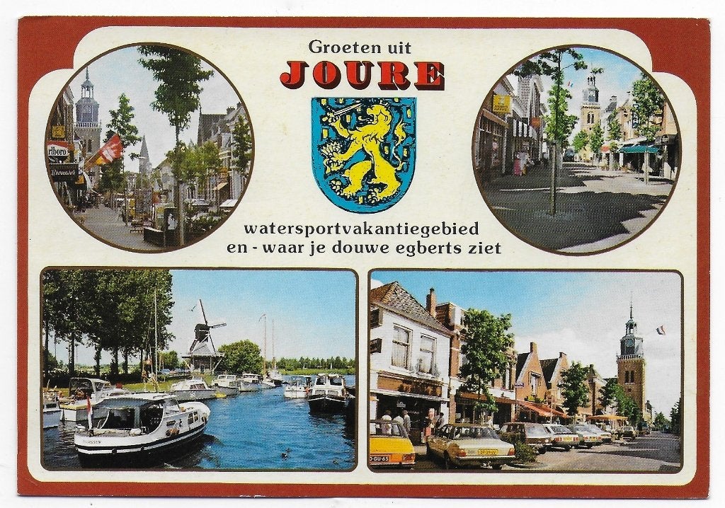 Joure Gelopen Ansichtkaart ( B5680 ), Ophalen of Verzenden, 1980 tot heden, Gelopen