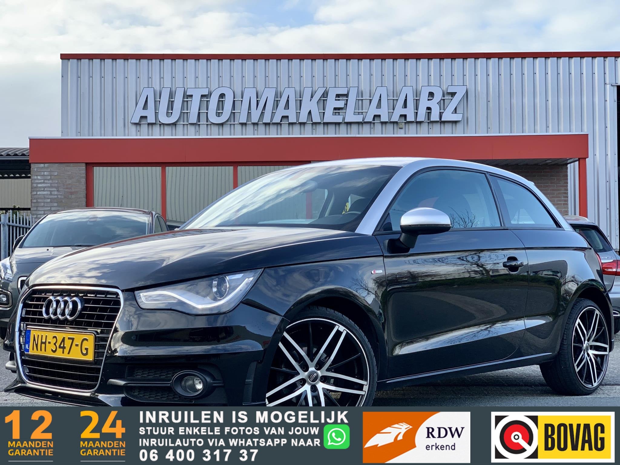 Audi A1 1.2 TFSI S-LINE LED LMV CLIMA - TWO TONE, Auto's, Audi, Voorwielaandrijving, Euro 5, Zwart, 4 cilinders