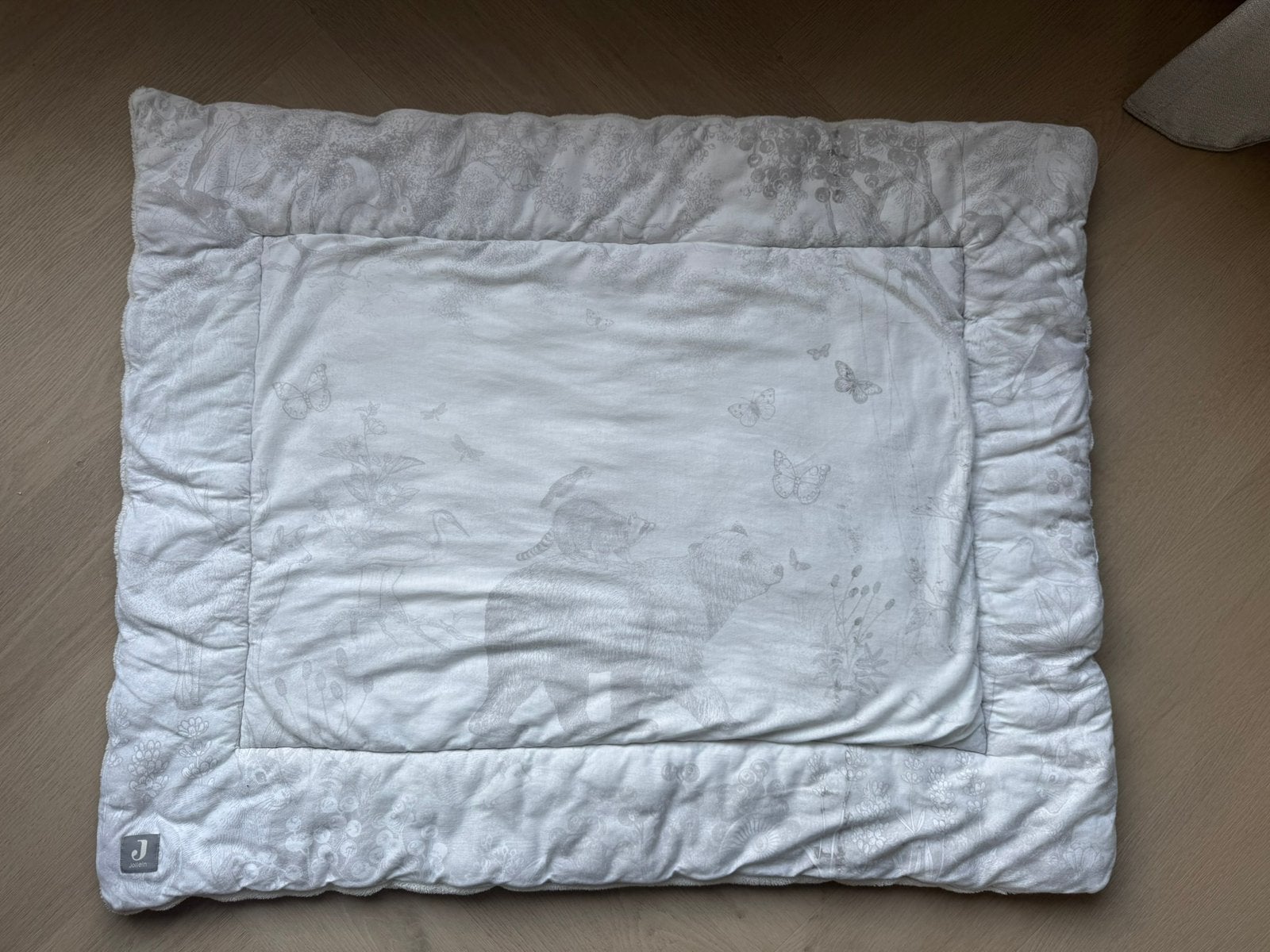 Jollein boxkleed pimpelmees design 95x75, Ophalen, Zo goed als nieuw, Boxkleed