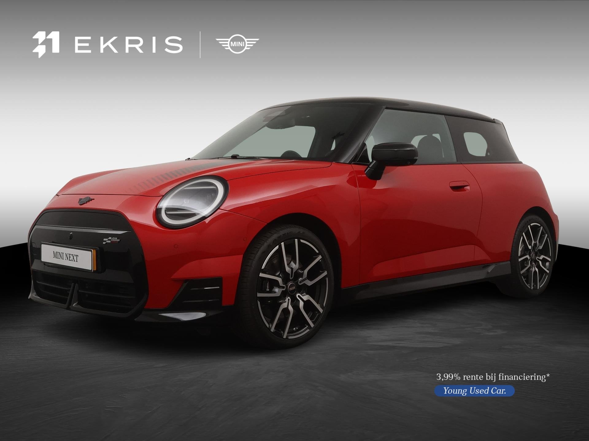 MINI 3-Deurs Cooper E JCW trim | SoH 100% | Pakket L | Harma, Auto's, 41 kWh, Met garantie (alle), 4 stoelen, Leder en Stof