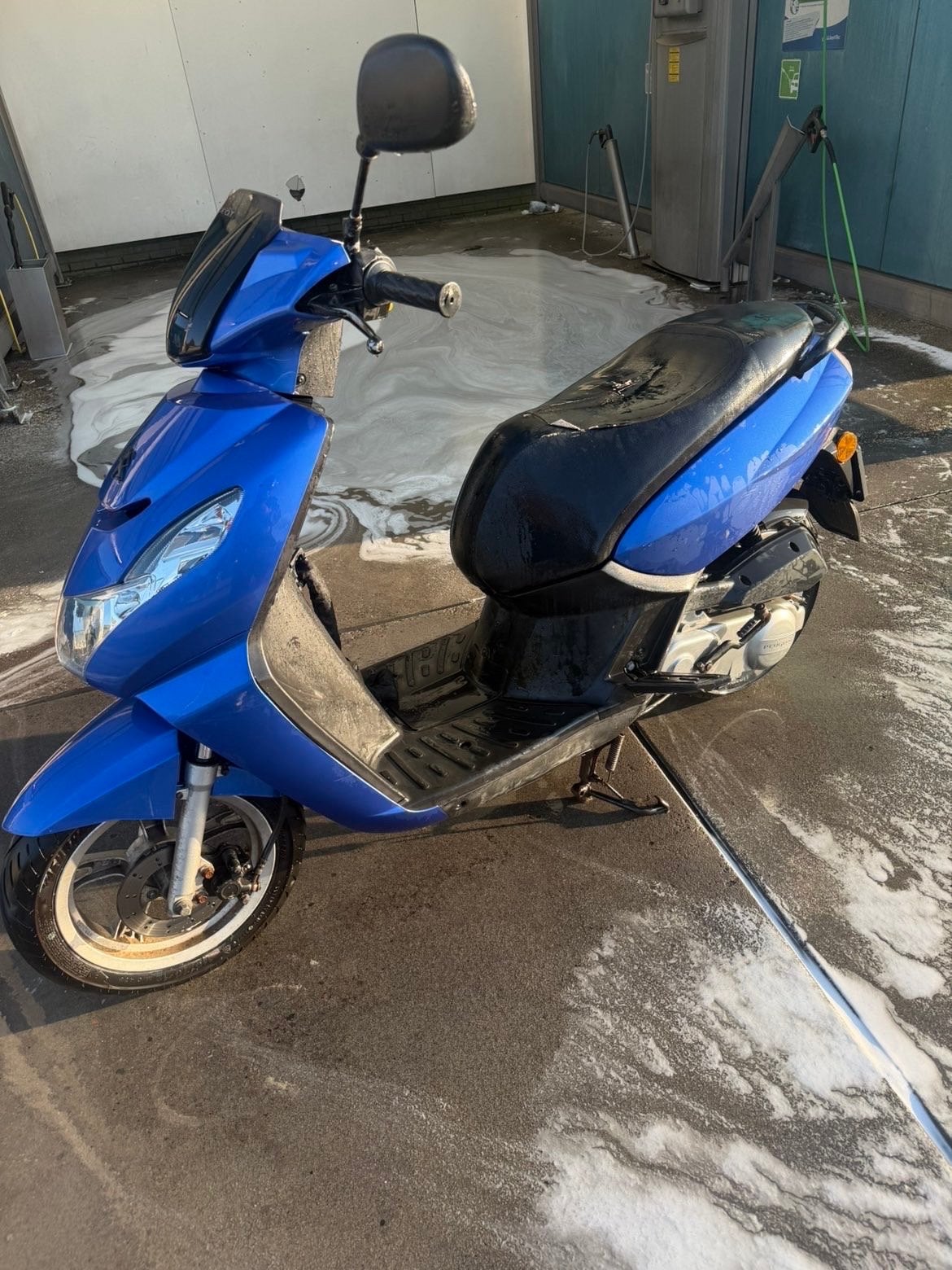Blauwe Peugeot Fox Scooter - Goede Staat, Ophalen of Verzenden, Gebruikt, Maximaal 45 km/u, Fox